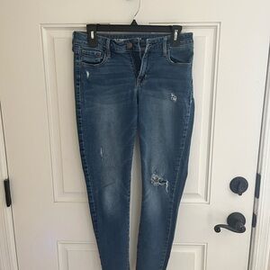 Old Navy Women's Dark Blue Skinny Jeans